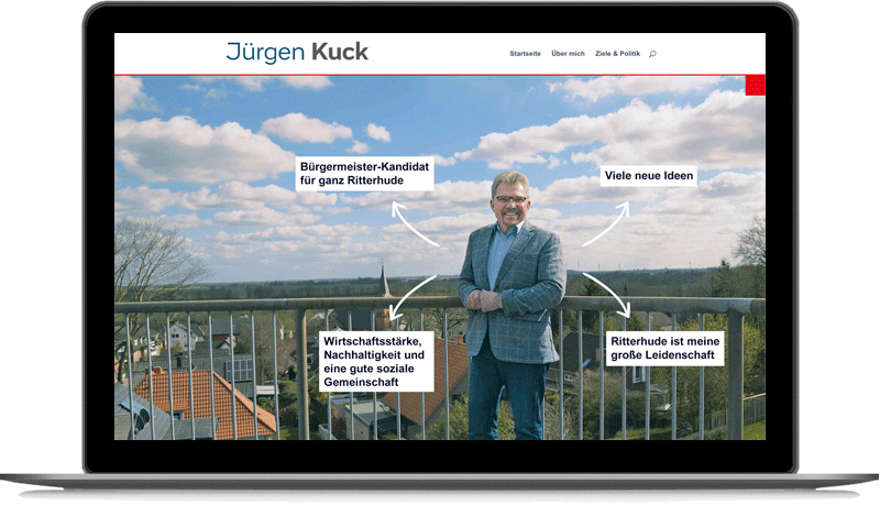 projekte_juergen_kuck Website Jürgen Kuck gestaltet von Kerstin Graf